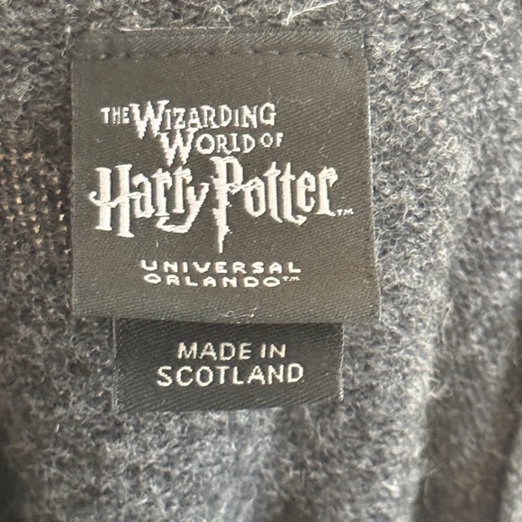Lochaven Slytherin Slytherin Cardigan 100% Wool Hogwarts House Sweater Scotland - Picture 3 of 4
